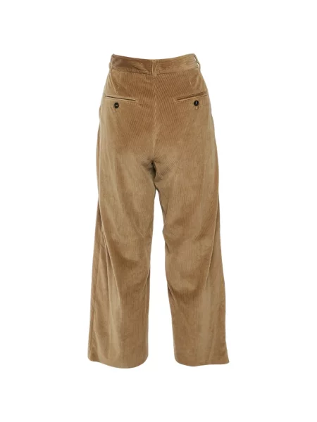Παντελόνα Weekend Max Mara κοτλέ καφέ