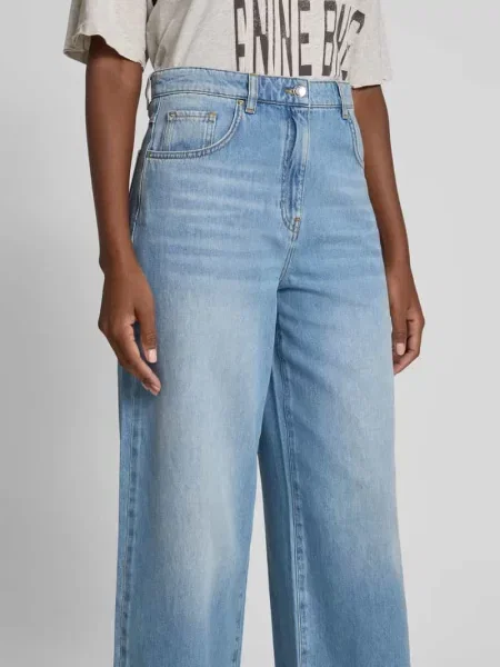 Jeansy o kroju wide fit z 5 Iro