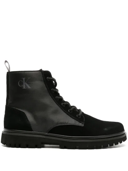 Cizme scurte Calvin Klein Jeans negru