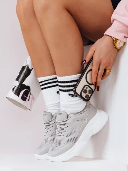Sneakersy RISNA Dstreet szare