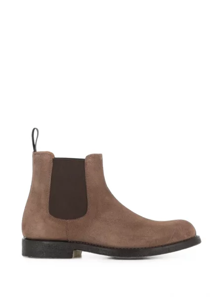 Botine chelsea Green George din piele de căprioară verde
