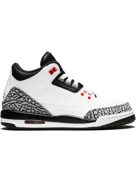 Sneakersy dziecięce Jordan 3 Retro białe