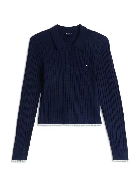 Geacă de blugi Tommy Jeans albastru