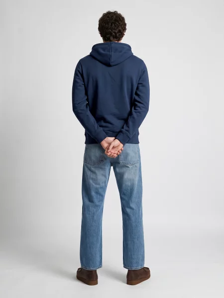 Majica Jack & Jones s kapuljačom plava