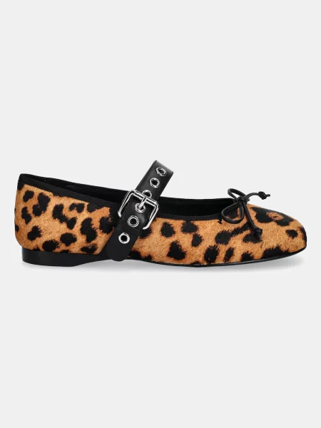 Usnjene balerinke Jeffrey Campbell TUTU-MJF rjava