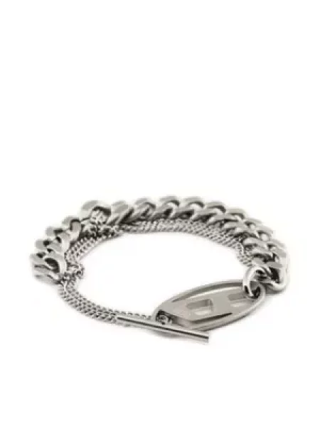 Diesel Náramek Jewel Stříbrná