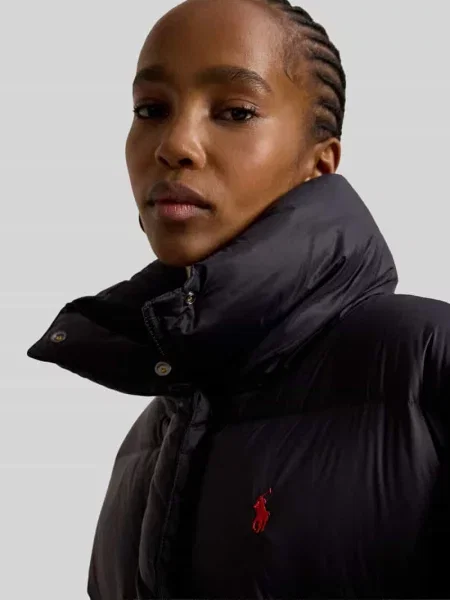 Kurtka puchowa ze stójką Polo Ralph Lauren czarna