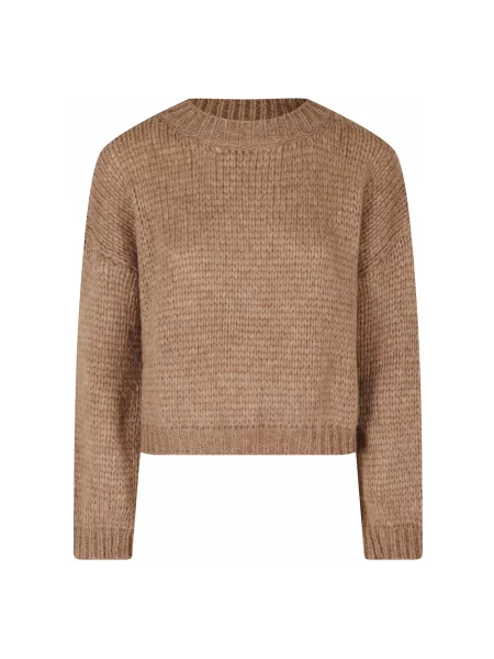 Sweter Roberto Collina brązowy