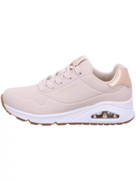 Sneakersy Skechers casual beżowe