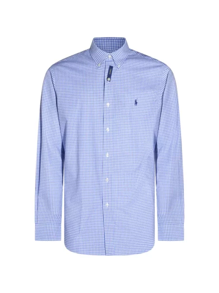 Polo majica Polo Ralph Lauren karirana ružičasta