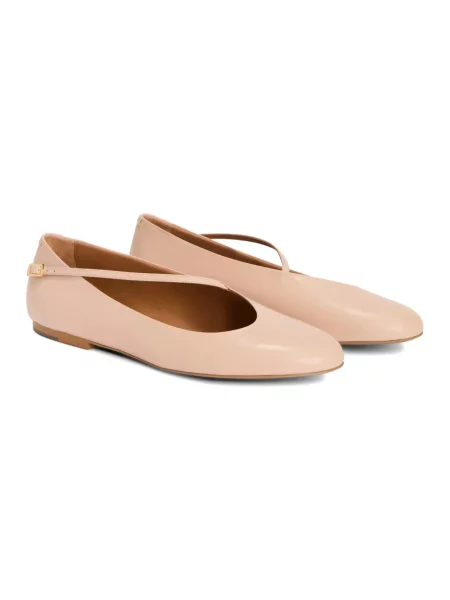 Balerinki Jil Sander różowe
