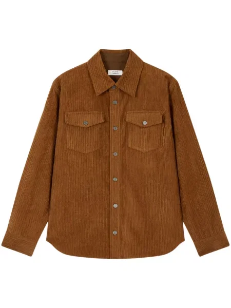 Cămașă Studio Tomboy de catifea cord maro