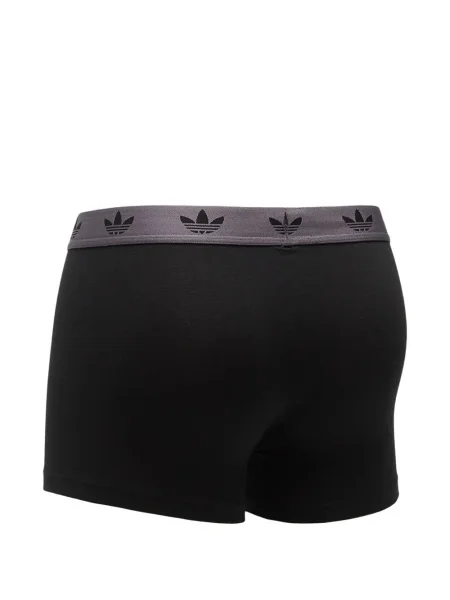 Bokserki Adidas do biegania z autografem z dekoltem w serek czarne