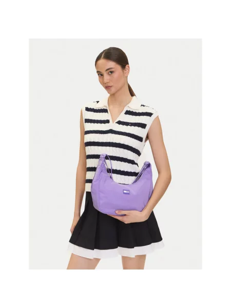 Torebka Tommy Jeans fioletowa