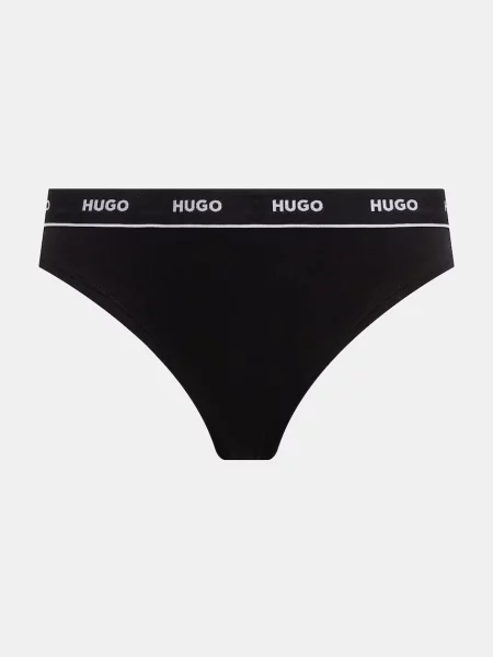 HUGO tangá dámske s elastanom TRIPLET THONG DESIGN