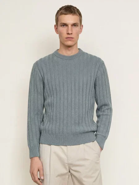 Boss Sweter Arakingo grau szary
