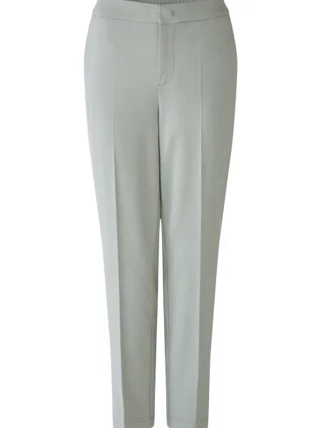 OUI Nohavice s pukmi pastelovo zelená