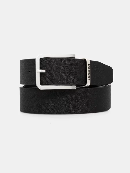 Kožni remen Blauer za muškarce crna