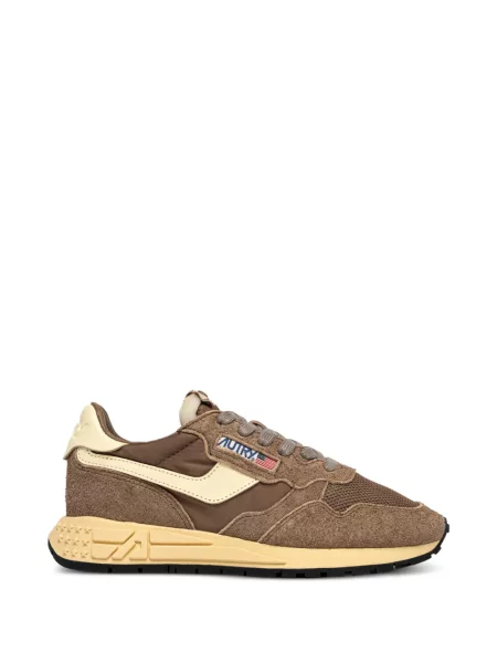 Sneakerși Autry din piele de căprioară maro