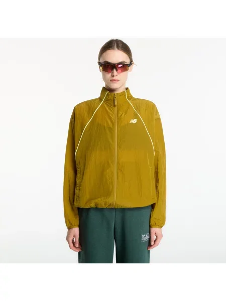 Windbreaker New Balance Sport Legacy Jacket Basil Oil S