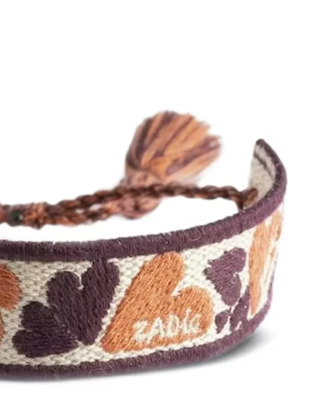 Siuvinėtas apyranke Zadig&voltaire ruda