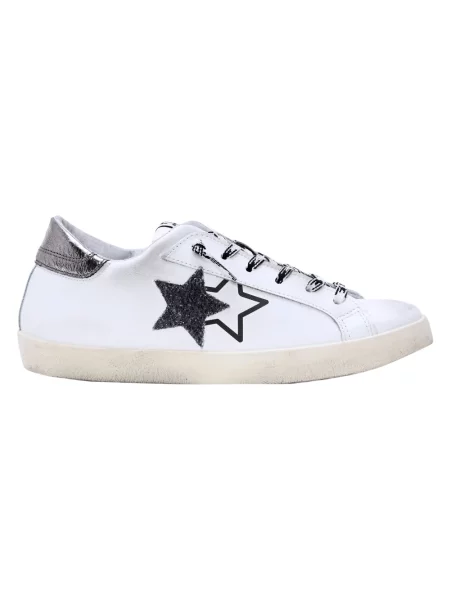 Sneakersy 2star skórzane białe