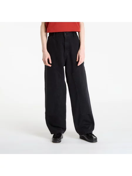 Džíny Carhartt WIP W Brandon Double Knee Pant Black M černé
