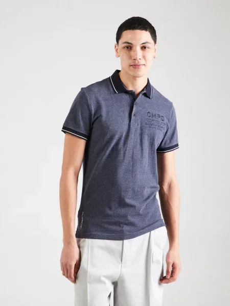 CMPD Tricou bleumarin / albastru noapte alb