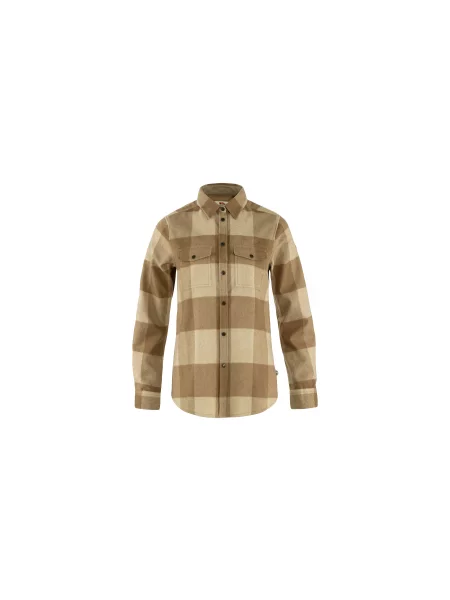 Fjällräven Canada Shirt LS W Brown-Light Beige Kobiety Koszula Fjällräven Jasnobrązowy Size: XS beżowa