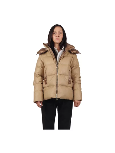 Kurtka puchowa People Of Shibuya beżowa