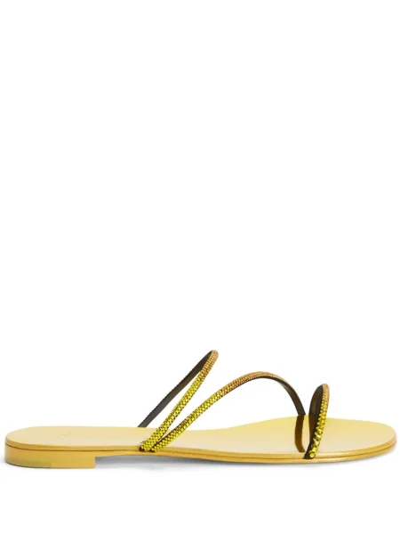 Sandale Giuseppe Zanotti de cristal galben