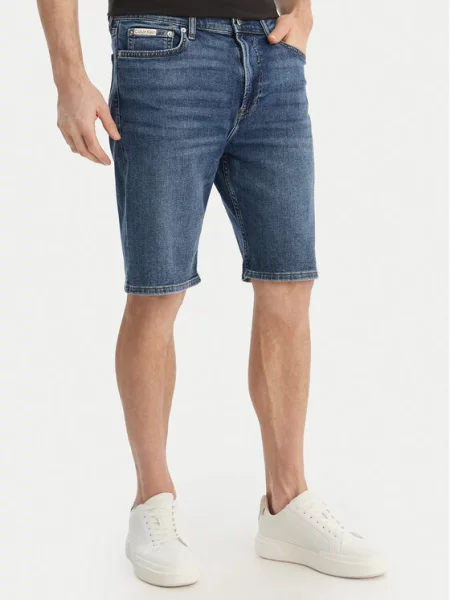 Calvin Klein Jeans Džinsiniai šortai mėlyna