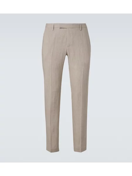 Pantaloni Sunspel de in bej