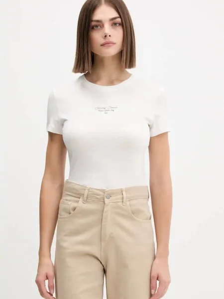 Tommy Jeans tricou alb