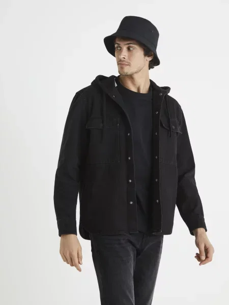 Kavbojska srajca Celio rjava