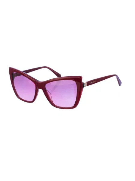 Okulary przeciwsłoneczne Longchamp czerwone