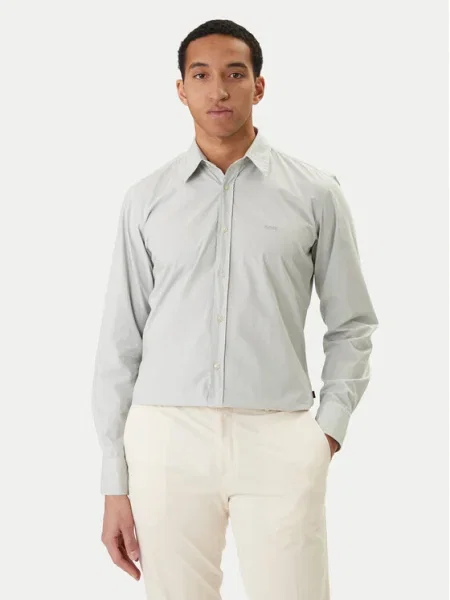 BOSS Cămașă Relegant gri