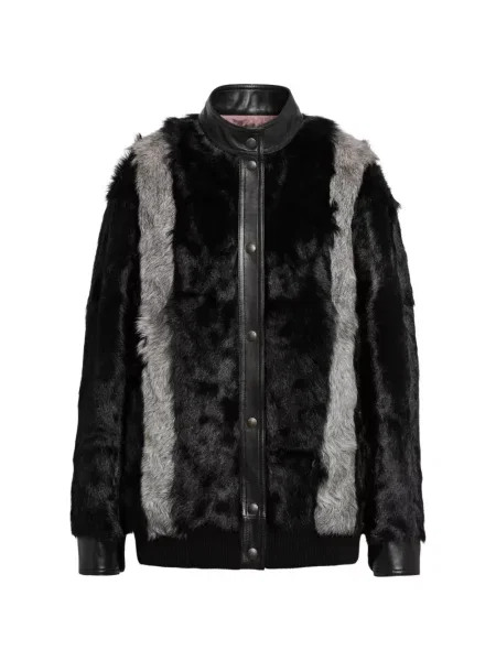 Geanta de piele Valentino Garavani negru