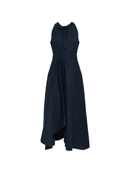 Rochie Givenchy asimetrică cu legături albastru