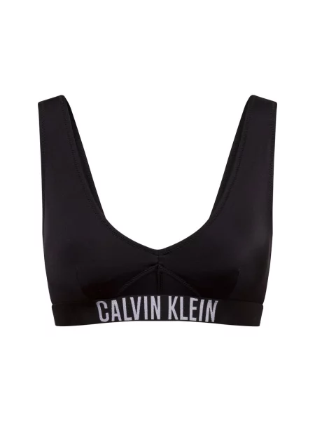 Calvin Klein stanik bikini usztywniany Kobiety Sztuczne włókno S czarny
