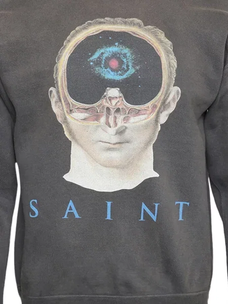 Hanorac Saint Mxxxxxx cu imagine gri