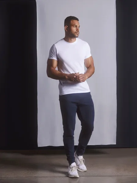 Športne hlače Russell črna