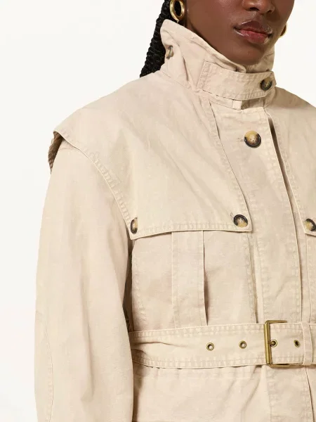Marant Étoile Kurtka Malika beige beżowa