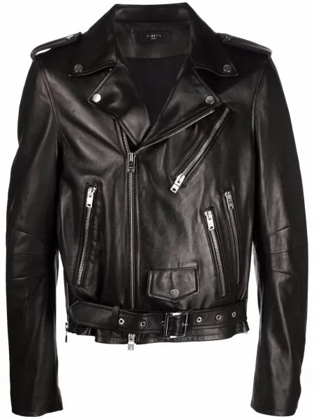 Geanta de piele Amiri negru