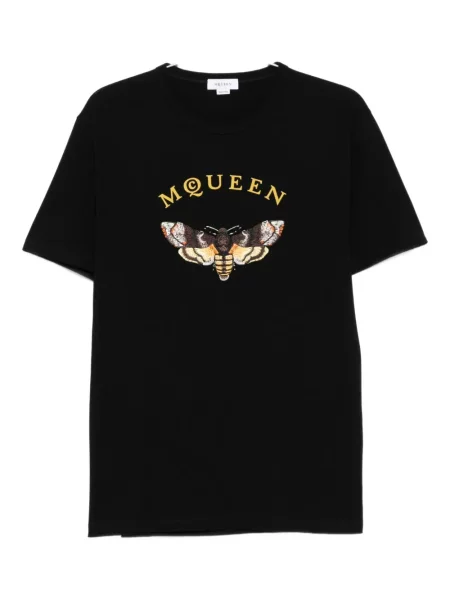 Tricou Alexander Mcqueen cu broderie negru