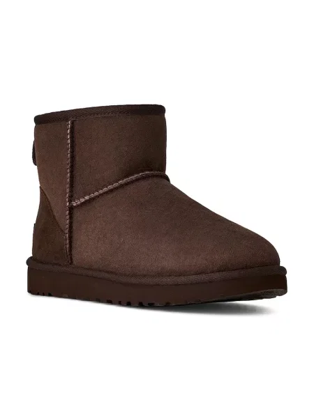 Замшеві чоботи UGG Classic Mini II коричневий