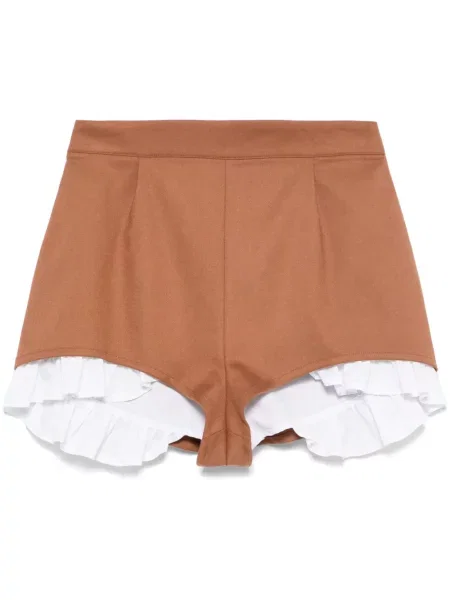 Pantaloni scurți Ioana Ciolacu maro
