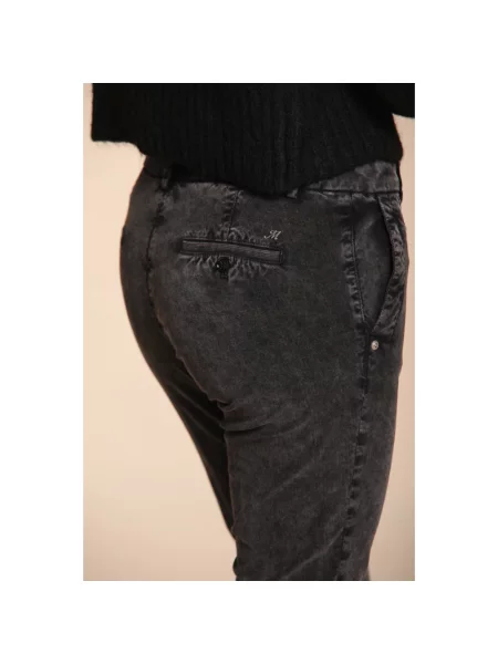 Jeansy Mason's sztruksowe czarne