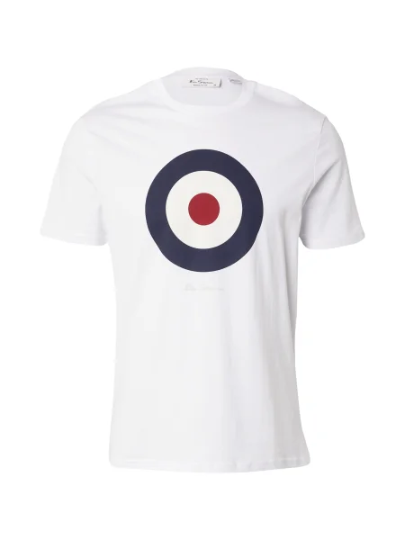Ben Sherman Tricou Signature Target bleumarin / roșu cireș murdar alb