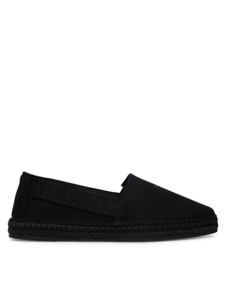 Calvin Klein Espadrile Espadrille Webbing Cv črna